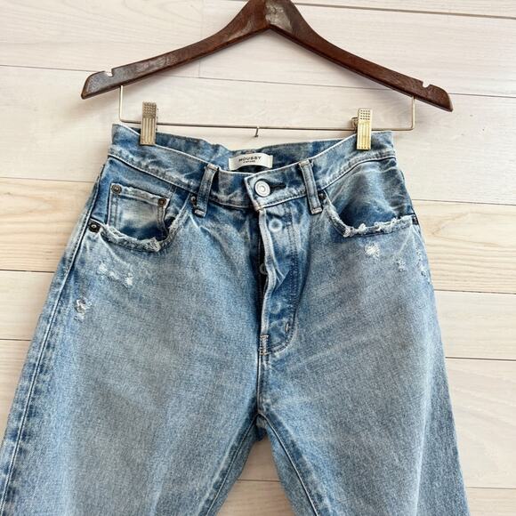 Moussy Vintage Everette Boy Skinny Taper Tapered Jeans - Picture 3 of 7